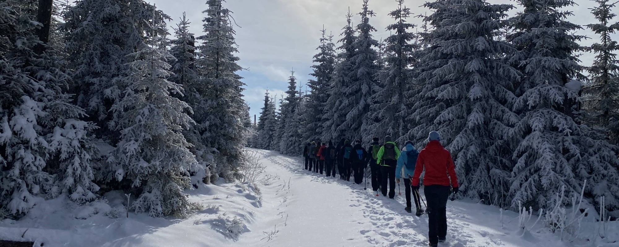 schneeschuhwanderer