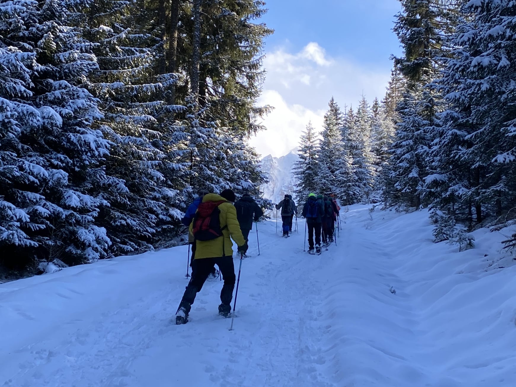schneeschuhwanderer